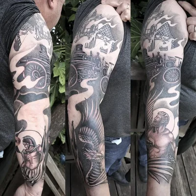Sea Serpent Saloon tattoo 021