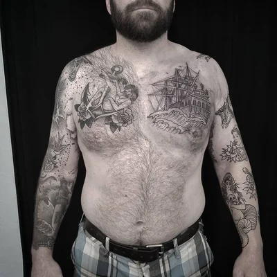 Sea Serpent Saloon tattoo 023