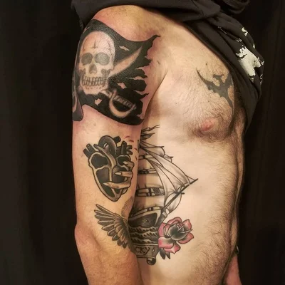 Sea Serpent Saloon tattoo 025