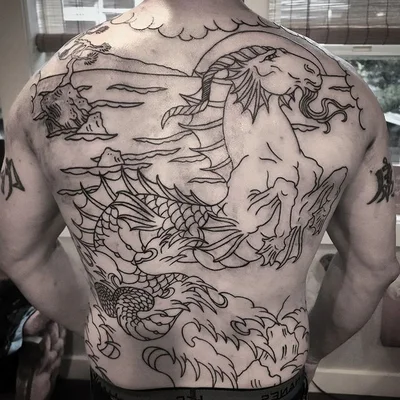 Sea Serpent Saloon tattoo 027