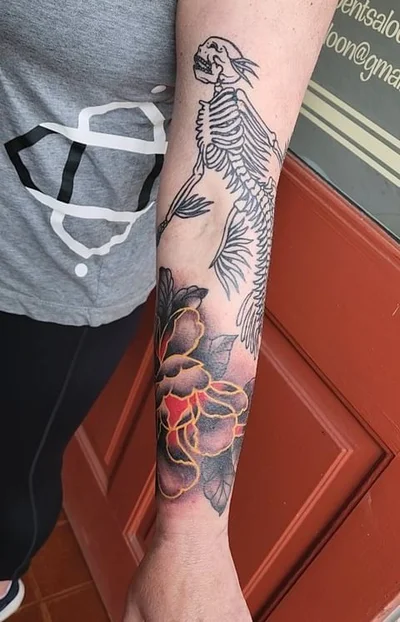 Sea Serpent Saloon tattoo 031