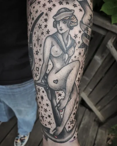 Sea Serpent Saloon tattoo 032