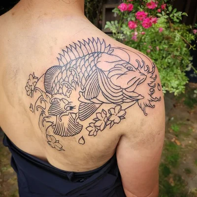 Sea Serpent Saloon tattoo 035
