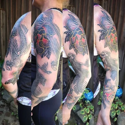 Sea Serpent Saloon tattoo 048
