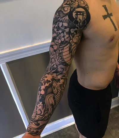 Ryan from Severe Ink tattoo 033