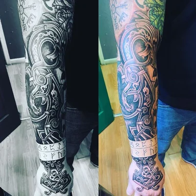 Chris Partain tattoo 049