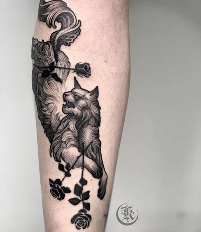 Ksenia Darmaeva tattoo 011