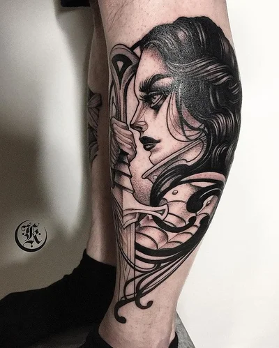 Ksenia Darmaeva tattoo 022