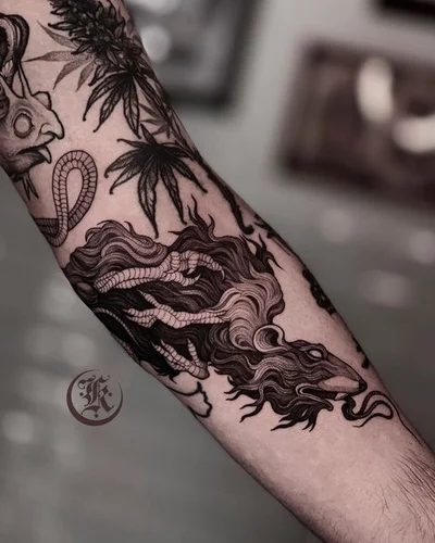 Ksenia Darmaeva tattoo 032