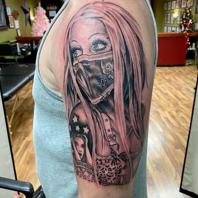 Shred tattoo 013