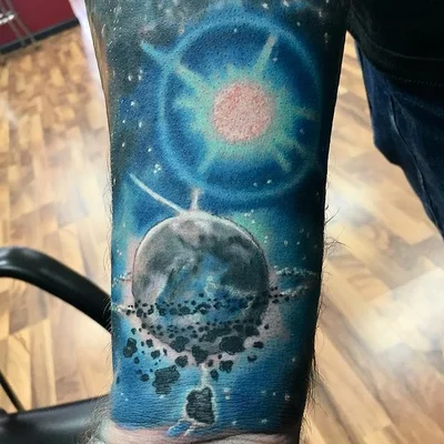 Shred tattoo 018