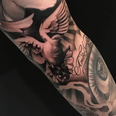 Si Burns tattoo 007