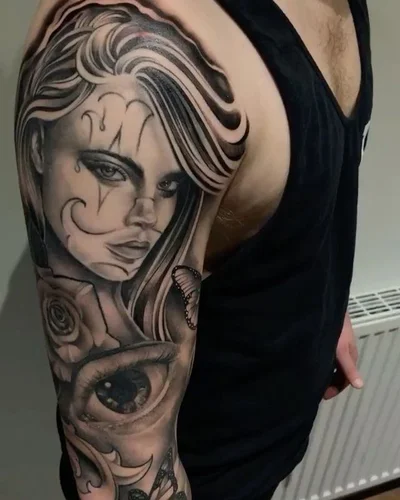 Si Burns tattoo 043