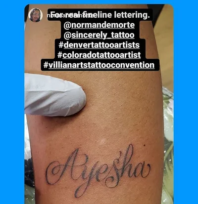 Sincerely Tattoo tattoo 047