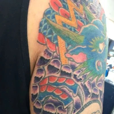 Spike Spiegel tattoo 046