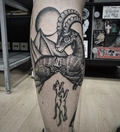 Siva Lobanja tattoo 019