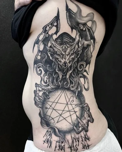 Siva Lobanja tattoo 029