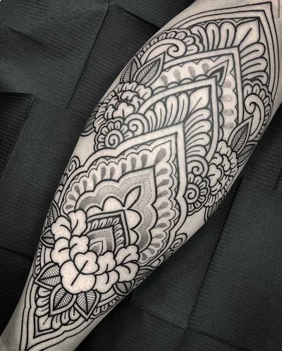 Siva Lobanja tattoo 035