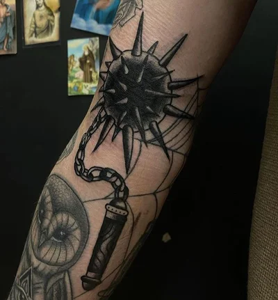 Siva Lobanja tattoo 036