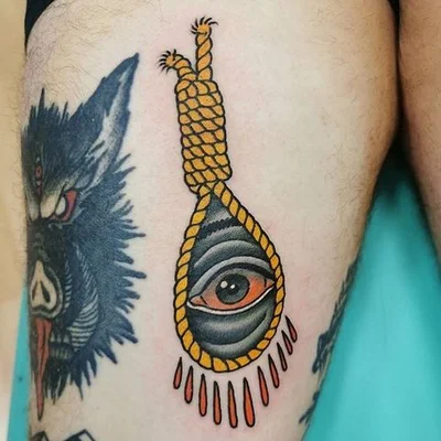 Siva Lobanja tattoo 037
