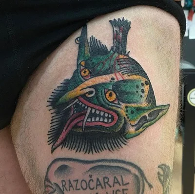 Siva Lobanja tattoo 043