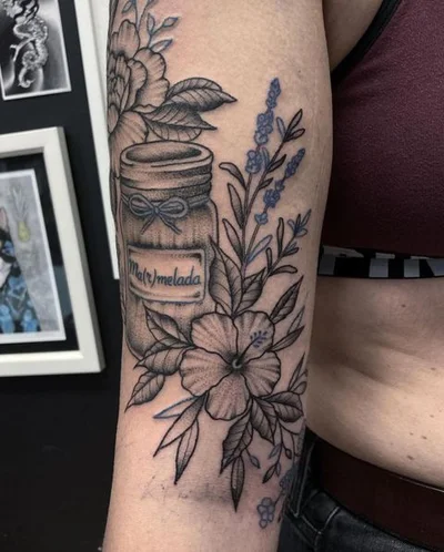 Siva Lobanja tattoo 044