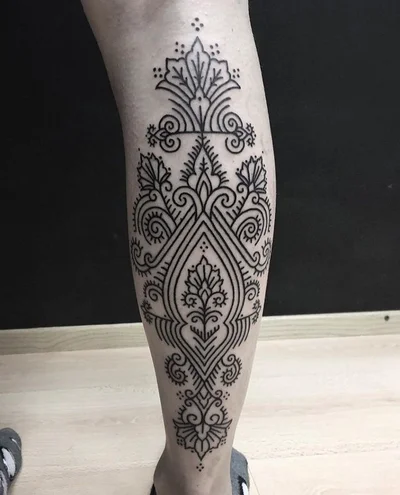 Siva Lobanja tattoo 050