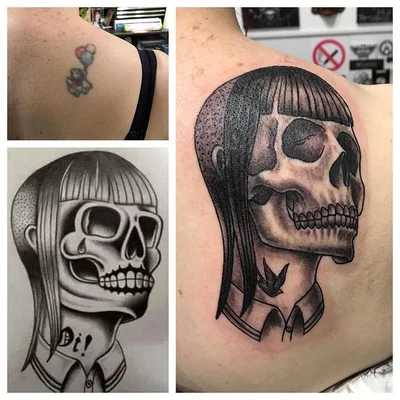 Skelly tattoo 033