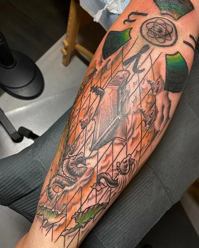 Sketch Gamble tattoo 019