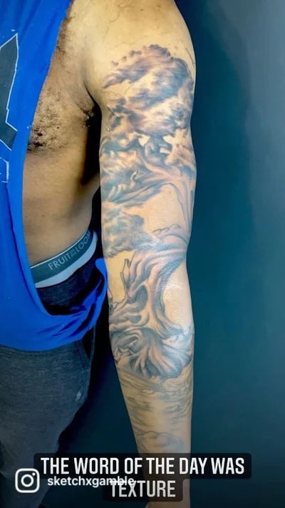 Sketch Gamble tattoo 025