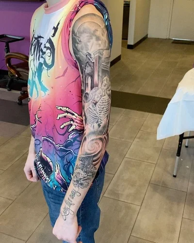 Sketch Gamble tattoo 027