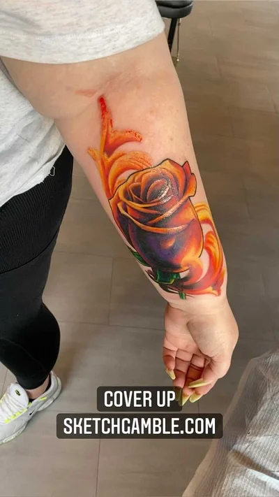 Sketch Gamble tattoo 033