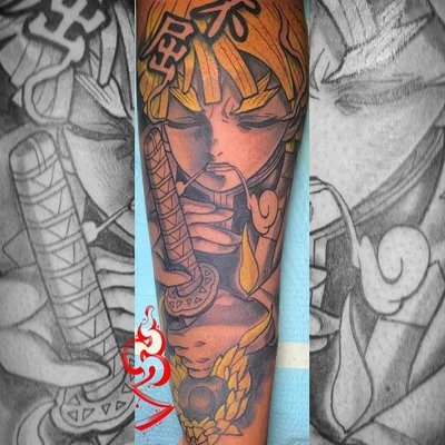 Sky Lermusiaux tattoo 049