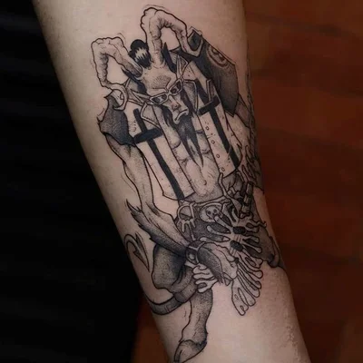 Skink Flash tattoo 017