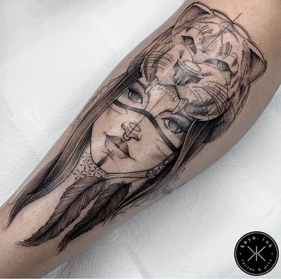 Skink Flash tattoo 022