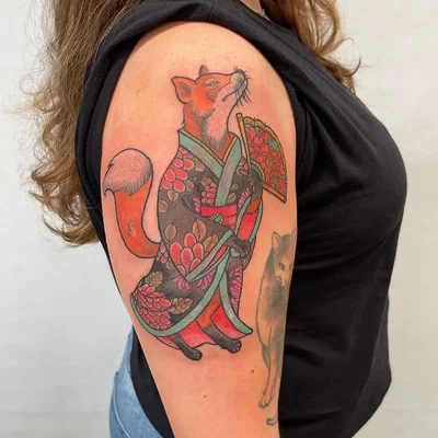 Skink Flash tattoo 036