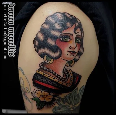 Helen Skullduggery tattoo 017