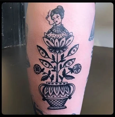 Helen Skullduggery tattoo 023