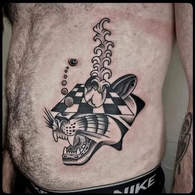 Helen Skullduggery tattoo 050