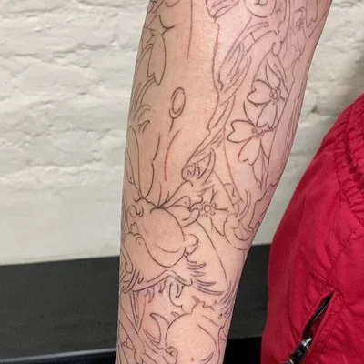 Японская татуировка. Slava Filitov tattoo 007