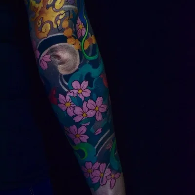 Японская татуировка. Slava Filitov tattoo 011