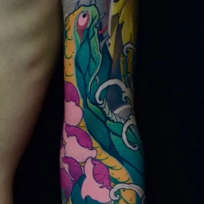 Японская татуировка. Slava Filitov tattoo 013