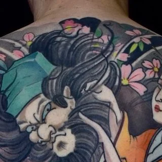 Японская татуировка. Slava Filitov tattoo 016