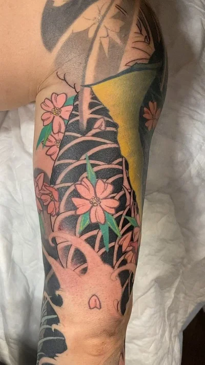 Японская татуировка. Slava Filitov tattoo 017