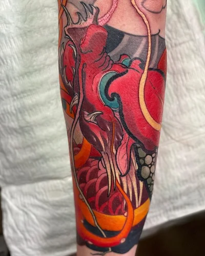 Японская татуировка. Slava Filitov tattoo 021