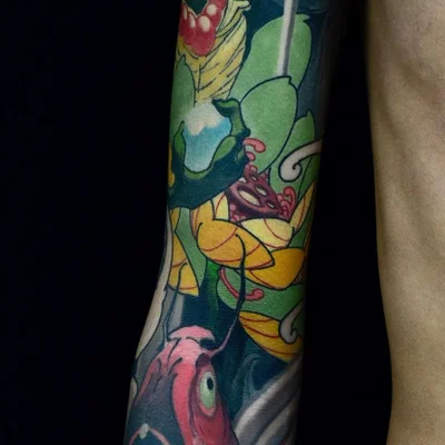 Японская татуировка. Slava Filitov tattoo 026