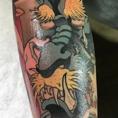 Японская татуировка. Slava Filitov tattoo 027