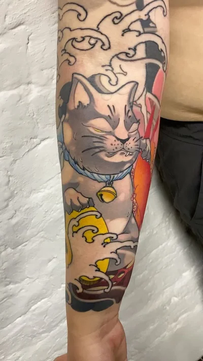 Японская татуировка. Slava Filitov tattoo 028