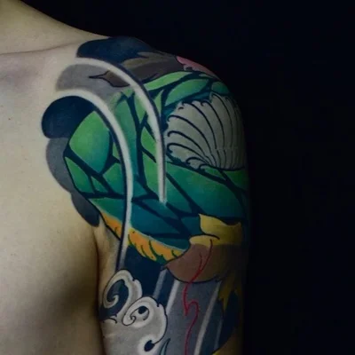Японская татуировка. Slava Filitov tattoo 033