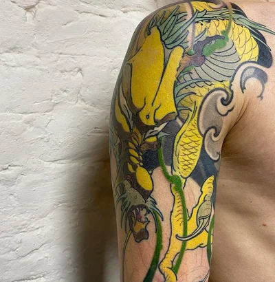 Японская татуировка. Slava Filitov tattoo 039